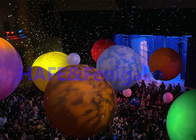 Da luz inflável do balão da lua da decoração bola colorida RGB com a caixa de controle DMX512