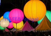 Da luz inflável do balão da lua da decoração bola colorida RGB com a caixa de controle DMX512