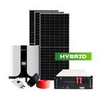 Tudo na uma instalação fácil completa de Kit For Home 7KW 7.6KW do sistema híbrido das energias solares