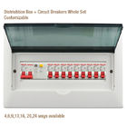 Caixa elétrica terminal do DB do OEM, caixa de distribuição plástica com multi maneiras dos interruptores