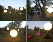 A luz 800w do balão do evento de Dimmable, balão do diodo emissor de luz ilumina a montagem de tripé de marcagem com ferro quente das opções 1.6m/5.2ft da decoração
