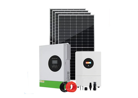 5.5kw Sistema de armazenamento de energia da energia solar Off Grid Pacote completo Silício monocristalino