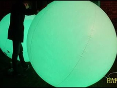 Bolas de LED RGB Glow de 1m 80cm 50cm: Perfeitas para Eventos com Grandes Multidões, Concertos e Festivais de Música
