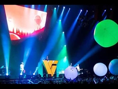 Bolas de LED RGB Glow de 1m 80cm 50cm: Perfeitas para Eventos com Grandes Multidões, Concertos e Festivais de Música