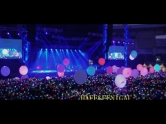 1m (3.3ft) LED Beach Balls & LED RGB Glow Balls para DJ Music Parties, Concertos