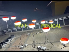 Torre de Luz Inflável LED 400W Luz Suave para Áreas de Trabalho Fácil Configuração