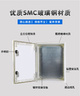 Caixa de distribuição do cerco da fibra de vidro do cabo de SMC com padrão dobro do CE dos fechamentos