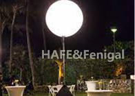 Decorações conduzidas brancas 120V USD50 da luz do balão da lua do tripé