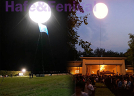 O balão decorativo da lua da propaganda da campanha ilumina o costume do diodo emissor de luz 400w 600W 800W