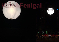 Hélio conduzido branco das decorações 120V USD50 da luz do balão da lua do tripé