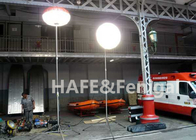 luzes livres do balão do tripé do brilho do diodo emissor de luz 400W para industrial exterior e o salvamento 4x100w