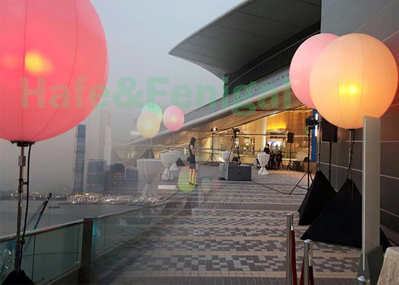 Decoração dedicada do evento da luz 200w do balão da lua montagem do fardo de 1.5m/de 2m