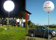 Anunciando o diodo emissor de luz inflável 400W do evento da luz 1m do Ballon da lua da bola do tripé