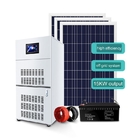 Casa solar do sistema de gerador 15KW fora do poder superior fotovoltaico do conjunto completo 220v do armazenamento da grade