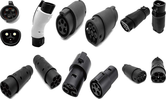 Tipos de carregamento personalizados IP67 do adaptador da arma do veículo elétrico vários