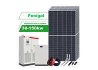 Sistema de energia solar híbrida de alta eficiência 30KW -150KW com Lifepo4 ou bateria de lítio