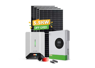 5.5kw Sistema de armazenamento de energia da energia solar Off Grid Pacote completo Silício monocristalino