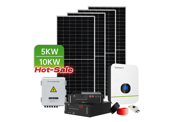 Home Sistema de Energia Solar 8KW 5KW 3KW Kit Solar 20KW 10KW Sistema de Energia Solar Off Grid