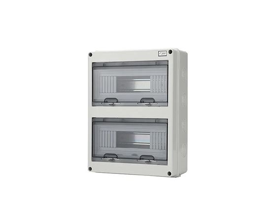 Caixa de junção elétrica de plástico IP65 impermeável para PC MCB Caixa de distribuição montada no painel de comutação