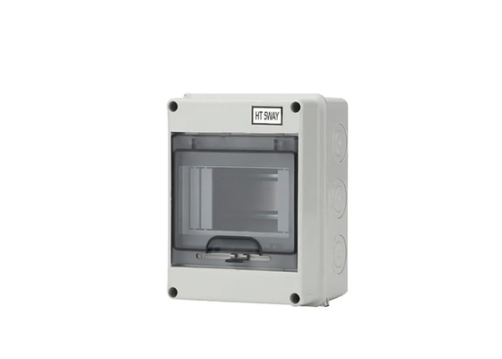 Caixa de junção elétrica de plástico IP65 impermeável para PC MCB Caixa de distribuição montada no painel de comutação