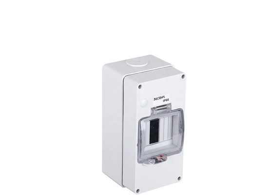 Caixa de distribuição de plástico impermeável IP66 4 vias Caixa MCB