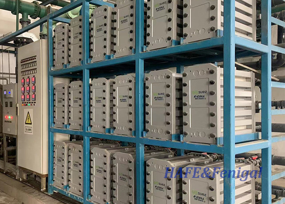 Modulos EDI da Veolia E-Cell-3X Produção máxima de água 6,4 m3/h Recuperação até 97%