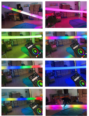 Personalize a iluminação com RGBW Iris-tubo Unidades Múltiplas inflável Light Tower