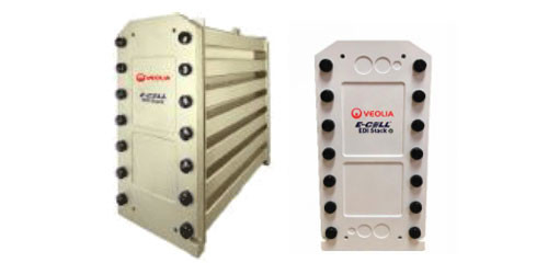 Veolia EDI E-Cell Stack MK-3: até 97% de recuperação com ≥ 16 MOhm-cm de resistência e caudal nominal 3,4 M3/h