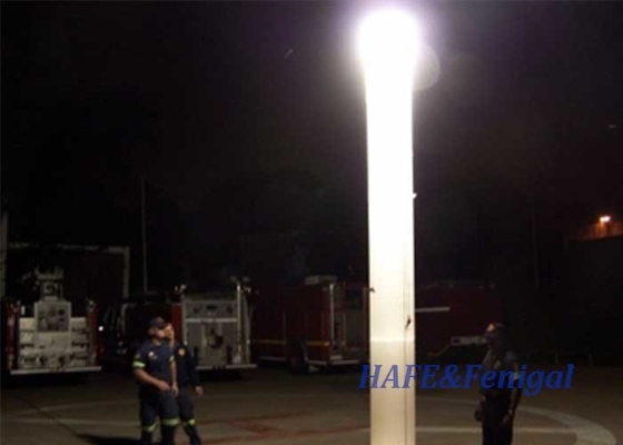 Torre de iluminação inflável portátil Equipamento de iluminação exterior noturna 575 W HMI Sem brilho