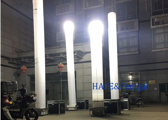 Portátil inflável Lighthouse Tower Publicidade de emergência Hmi 1000W 1-3M Suporte Personalização