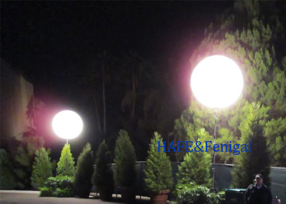 Outdoor Proof Water Activity Decoration Balão de luz LED 200W 400w Logotipo de tamanho personalizado