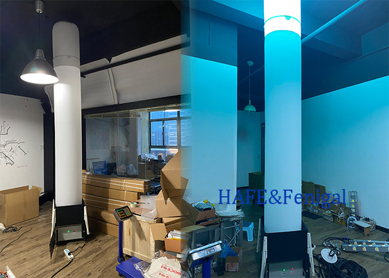 Sistema de emergência de iluminação inflável portátil de noite ao ar livre HMI 1200W
