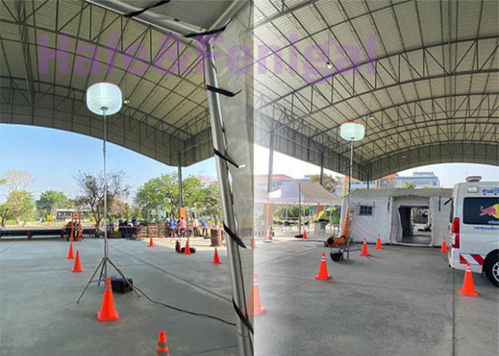 Luz de balão de segurança de resgate de construção LED 800W