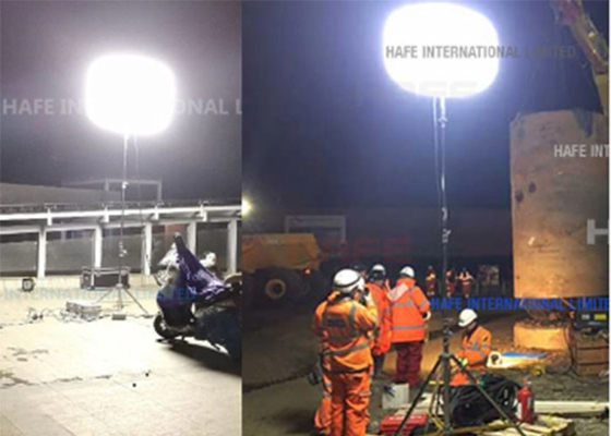 1000W Luz de balão de segurança de emergência de resgate de emergência de construção industrial
