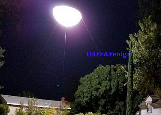 Ellipse 1.8kw Helium LED dimmable cheio de ar CRMX Control Film Movie Sets Luz de balão