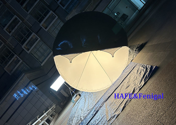 1.8kw tubo de hélio de ar preenchido Bi Color LED DMX CRMX controle de balão de luzes filme