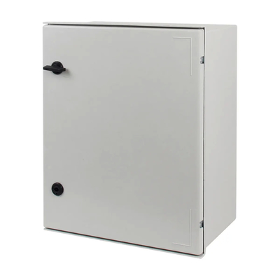 Caixa para distribuição elétrica ao ar livre de fibra de vidro revestida com revestimento em pó 300x250x140mm