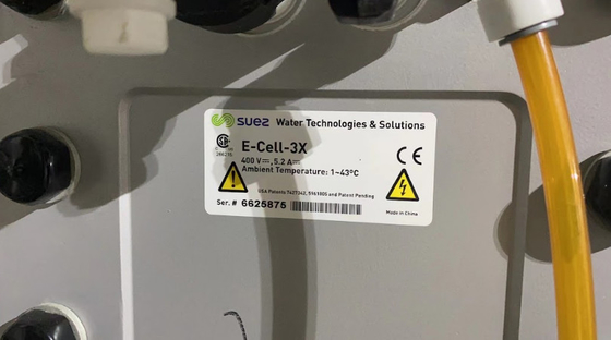 Fluxo 5,0 M3/H Veolia Suez Modulos EDI E-Cell-3X Suez Para fornecer água ultrapura
