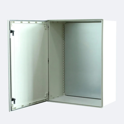 Caixa para distribuição elétrica ao ar livre de fibra de vidro revestida com revestimento em pó 300x250x140mm