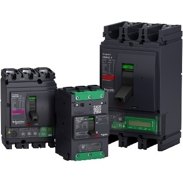 Nova geração ComPacT NSX série Schneider Electric disjuntor EasyPact com auto-alimentado