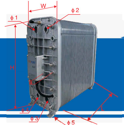 0.5-0.7m3/H EDI Stacks LX-HD-50 para desinfecção a altas temperaturas