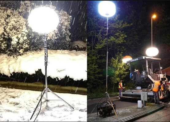 Luz Balão LED 360 Graus SUN 480W para Iluminação de Zona de Trabalho Noturna Sem Ofuscamento