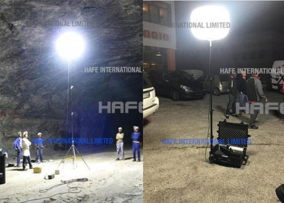 Iluminação industrial portátil sem brilho 480W SUN LED Luz de balão Iluminação de segurança personalizável