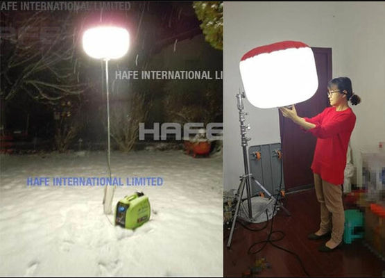 Iluminação industrial portátil sem brilho 480W SUN LED Luz de balão Iluminação de segurança personalizável