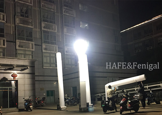 Fornecimento de energia exterior Opcional 120V/50HZ HID 1000w Bateria inflável da torre de iluminação de emergência