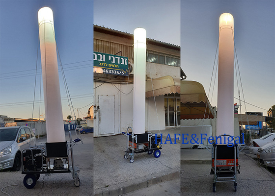 Iluminação Noturna Externa Portátil Grande Área 3-5M 1000W Torre de Luz Inflável