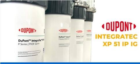 DuPontTM XP 51 IG Módulo UF PVDF ¢ Alta taxa de recuperação para tratamento industrial de água
