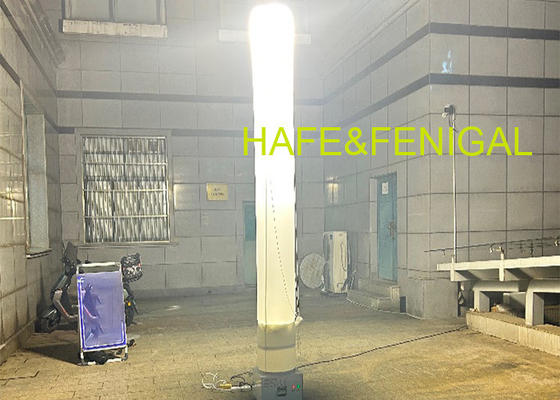 Torre de luz inflável portátil MH 1000W Metal Halide de 5m para iluminação de resgate