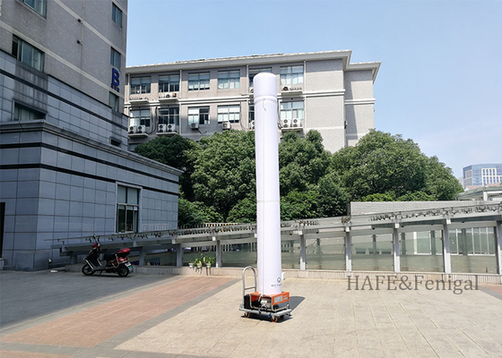 Sistema de emergência de torre de iluminação inflável 1200W 60HZ Suporte portátil ao ar livre personalizado