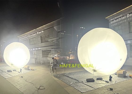 Luz de Balão Halógena Esférica de 360 Graus de 4,2m de Diâmetro e 2,4KW para Produção Cinematográfica